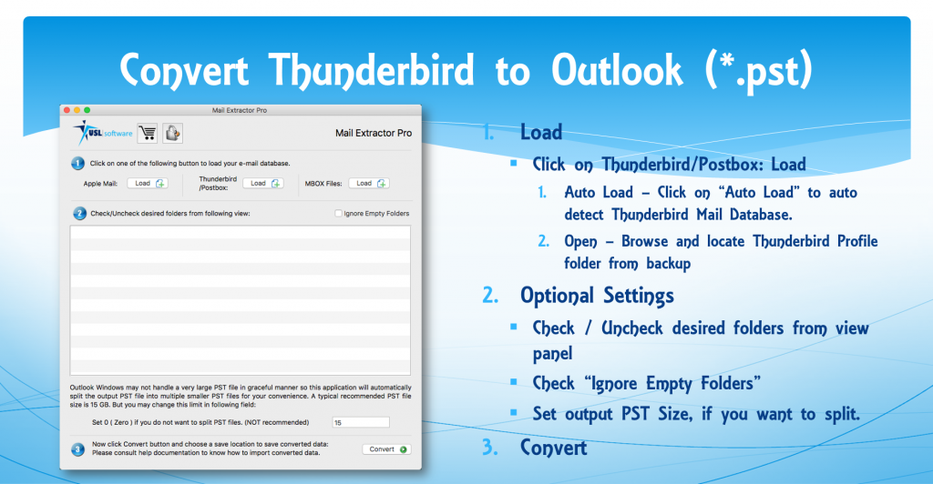 Thunderbird to Outlook Mail Tranfer